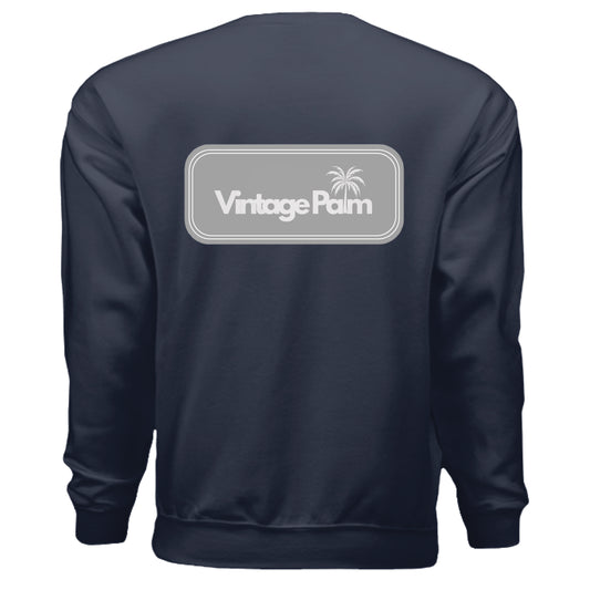 Retro Surfside Unisex Heavy Blend Fleece Sweatshirt-Vintage Palm-Retro-surf-style-fall-Fleece-Sweatshirt