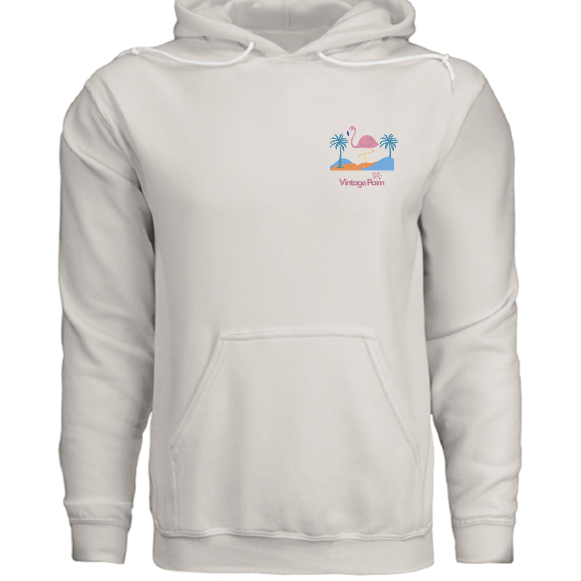 Flamingo Days Unisex Fleece Pullover Hoodie-Vintage-Palm-fall-collection-vintage-palm-beach-lifestyle-surf-style-unisex-hoodie.jpg