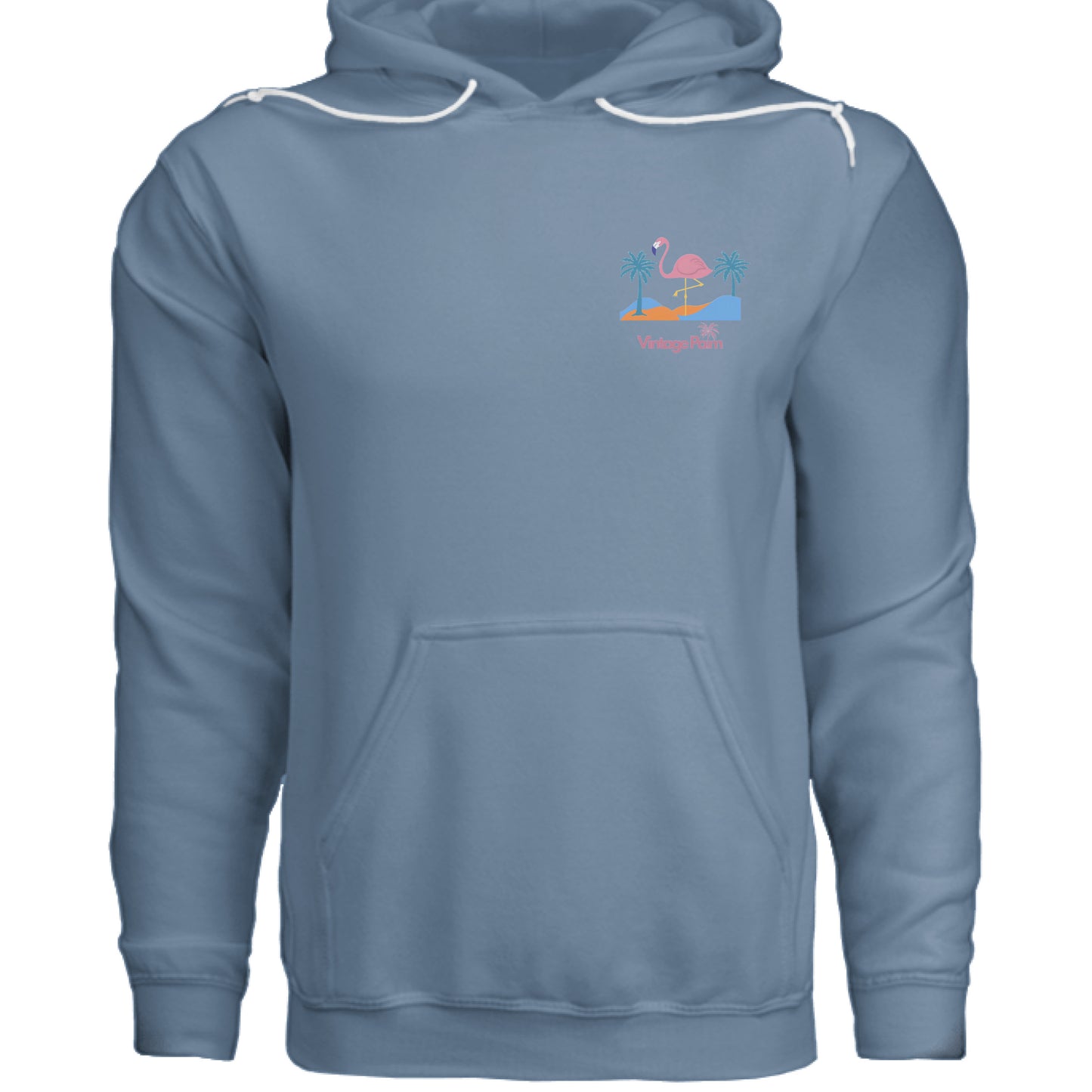 Flamingo Days Unisex Fleece Pullover Hoodie-Vintage-Palm-fall-collection-vintage-palm-beach-lifestyle-surf-style-unisex-hoodie.jpg