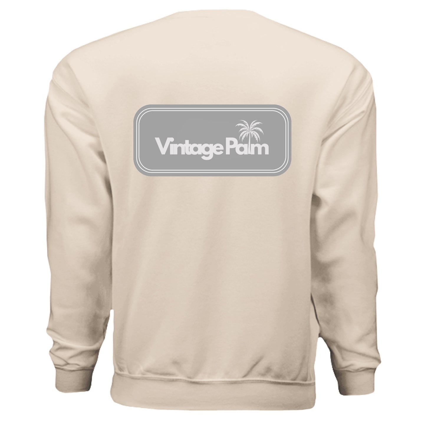 Retro Surfside Unisex Heavy Blend Fleece Sweatshirt-Vintage Palm-Retro-surf-style-fall-Fleece-Sweatshirt