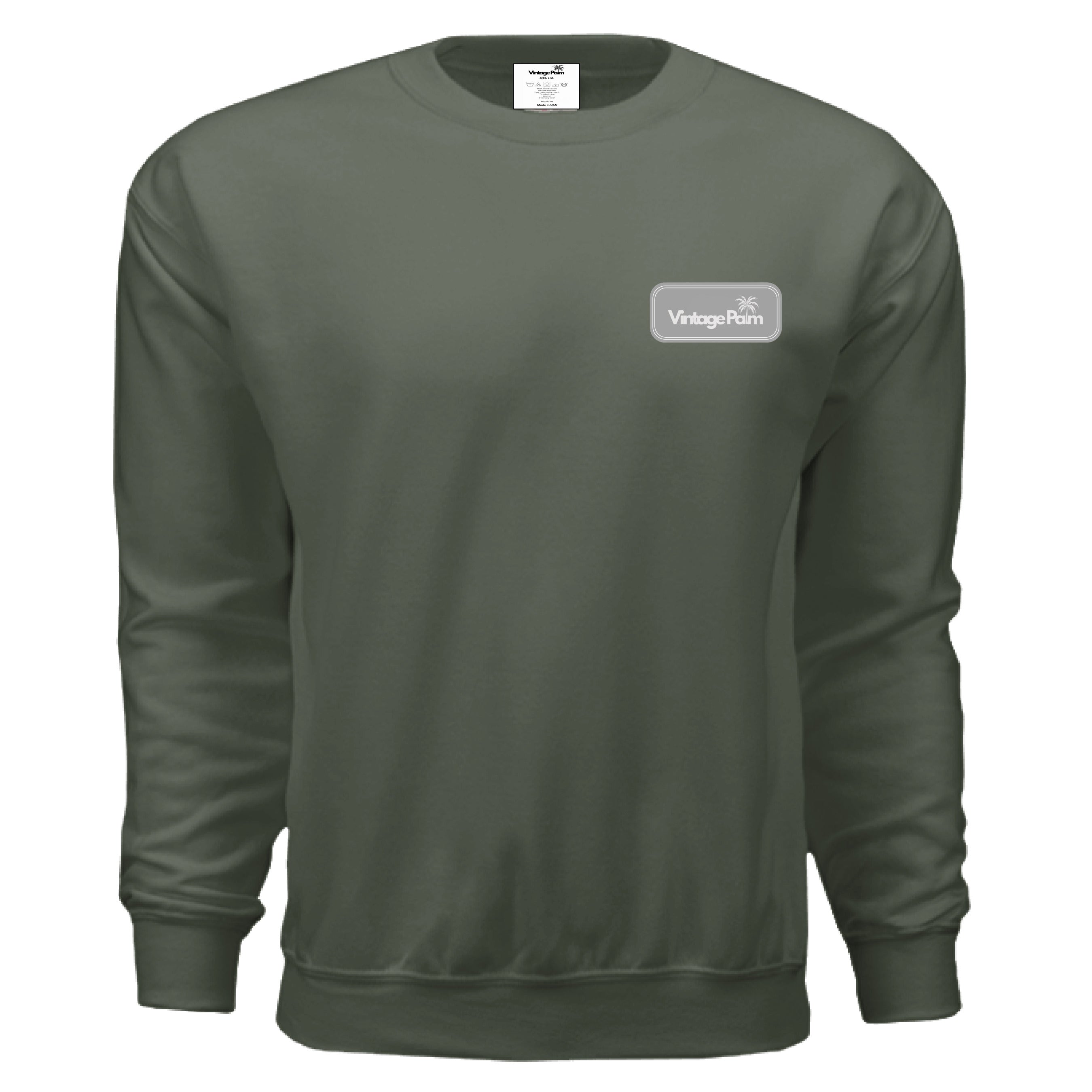 Retro Unisex Heavy Blend Fleece Sweatshirt – Vintage Palm