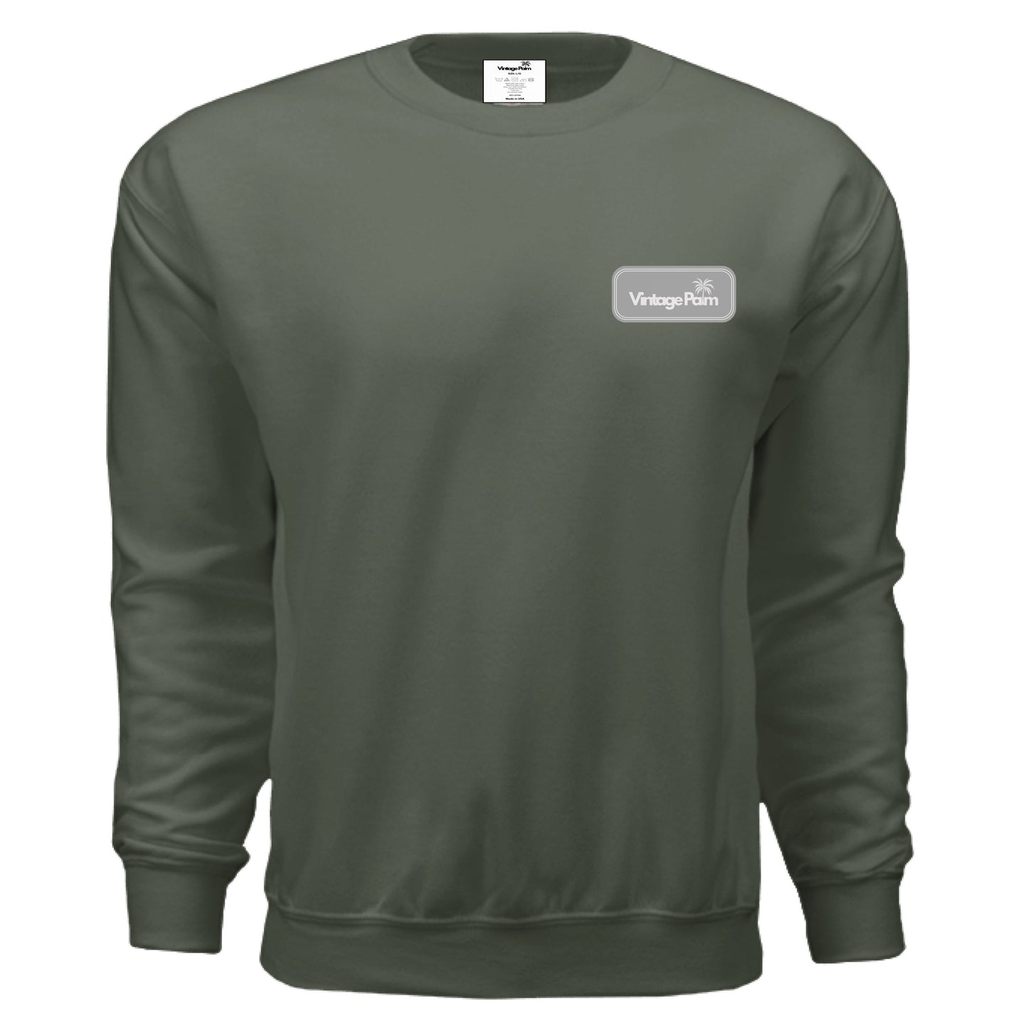 Retro Surfside Unisex Heavy Blend Fleece Sweatshirt-Vintage Palm-Retro-surf-style-fall-Fleece-Sweatshirt