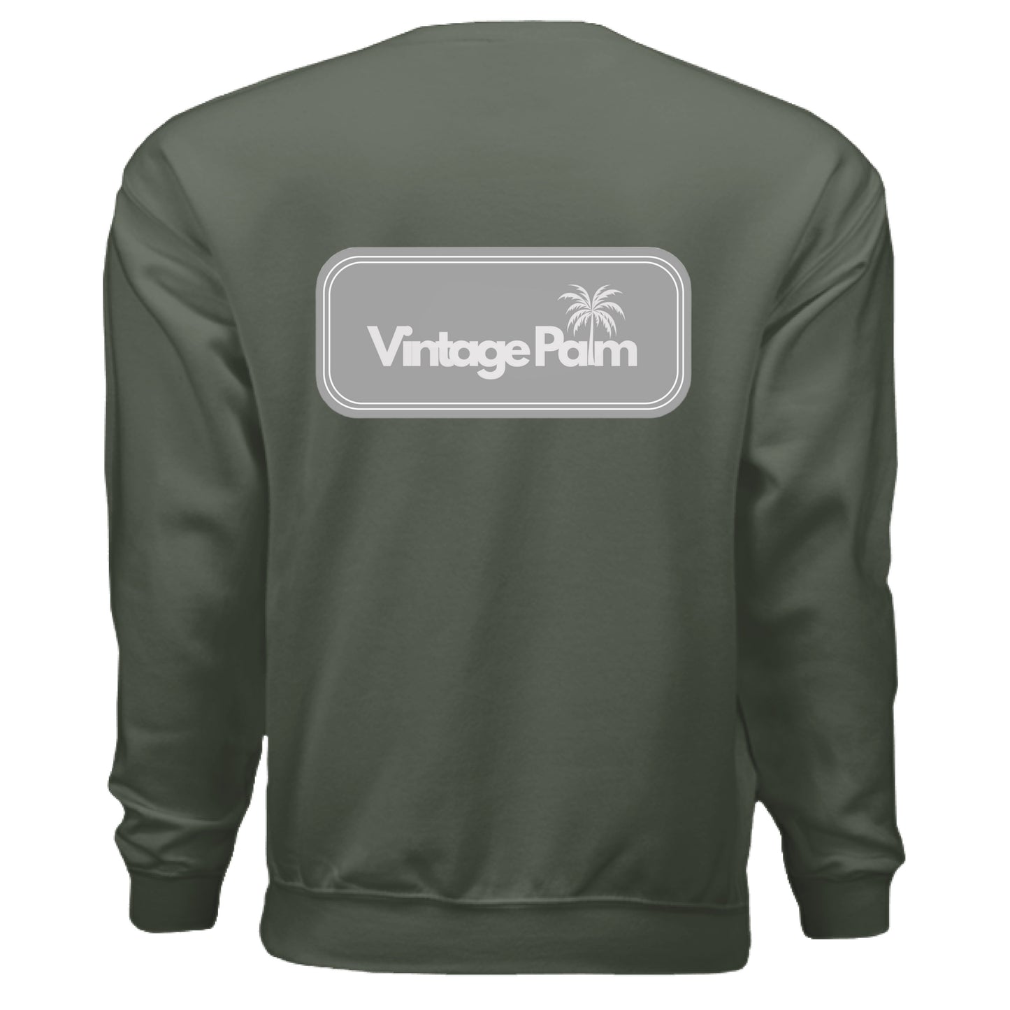 Retro Surfside Unisex Heavy Blend Fleece Sweatshirt-Vintage Palm-Retro-surf-style-fall-Fleece-Sweatshirt