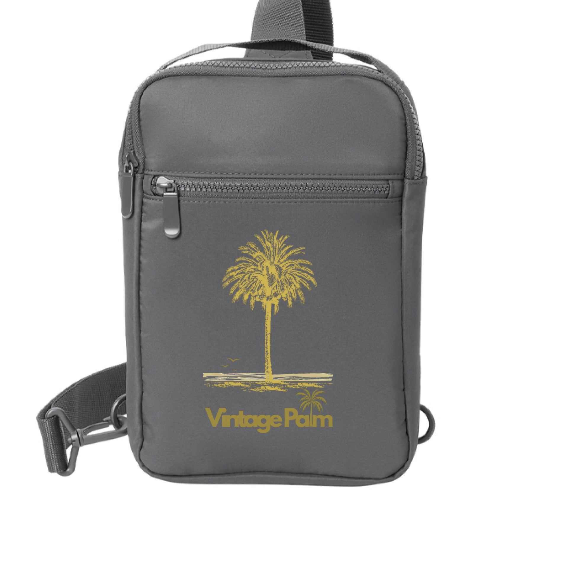 Classic Matte Sling Crossbody Bag-Vintage Palm