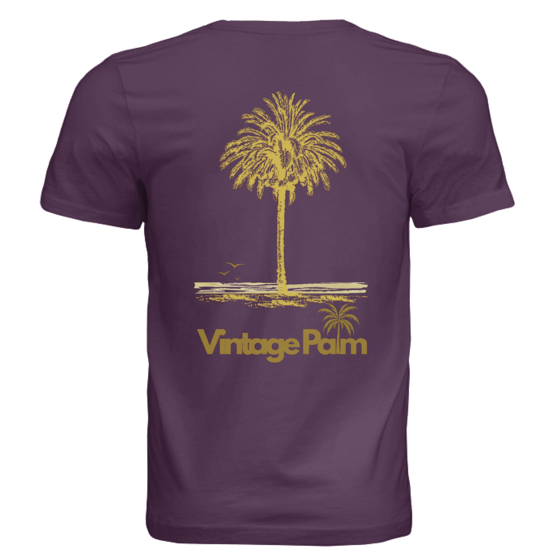 Classic Short-Sleeve Unisex Tee Golden Palm-Vintage Palm