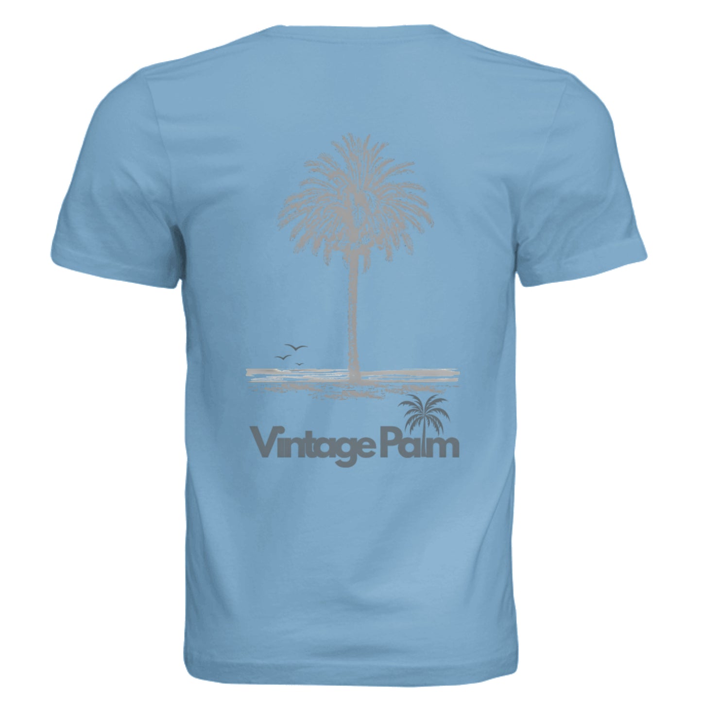 Classic Unisex Short-Sleeve Tee Silver Palm II-Vintage Palm