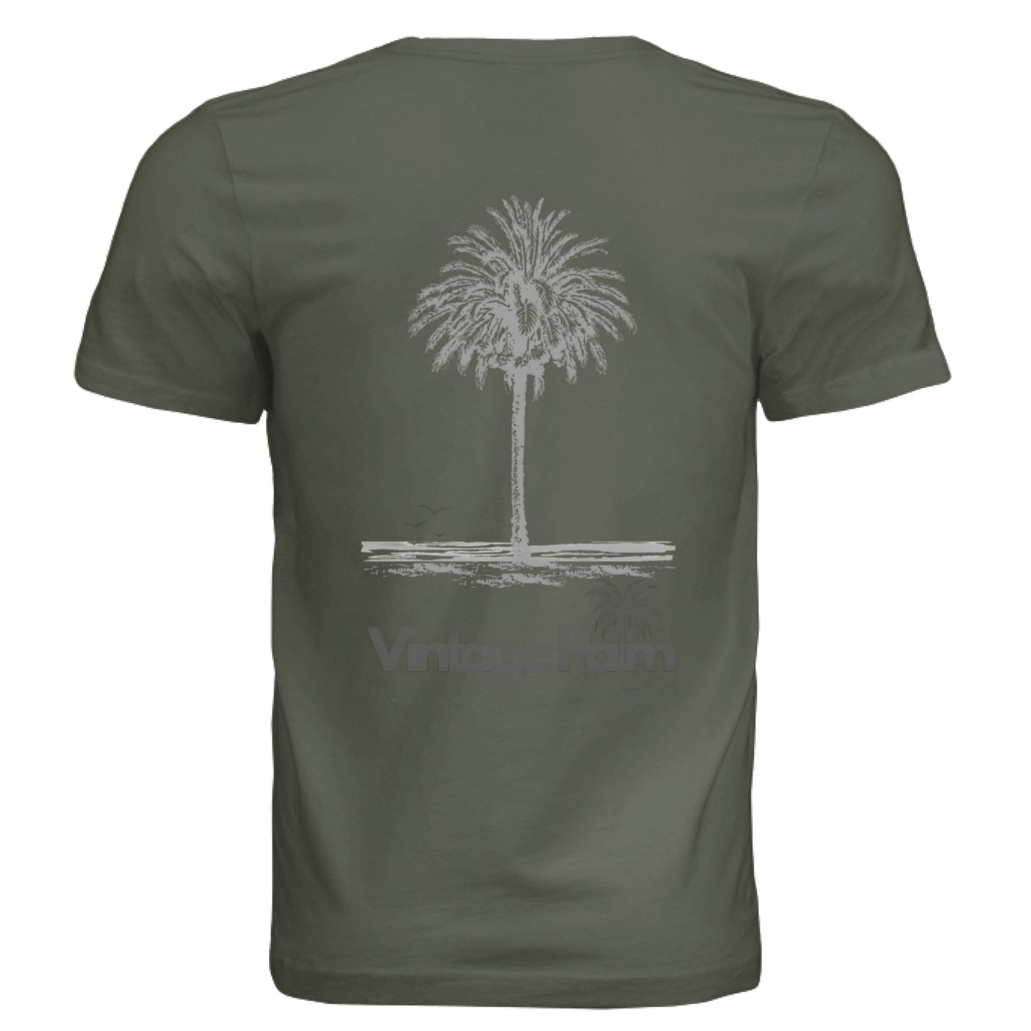 Classic Unisex Short-Sleeve Tee Silver Palm II-Vintage Palm