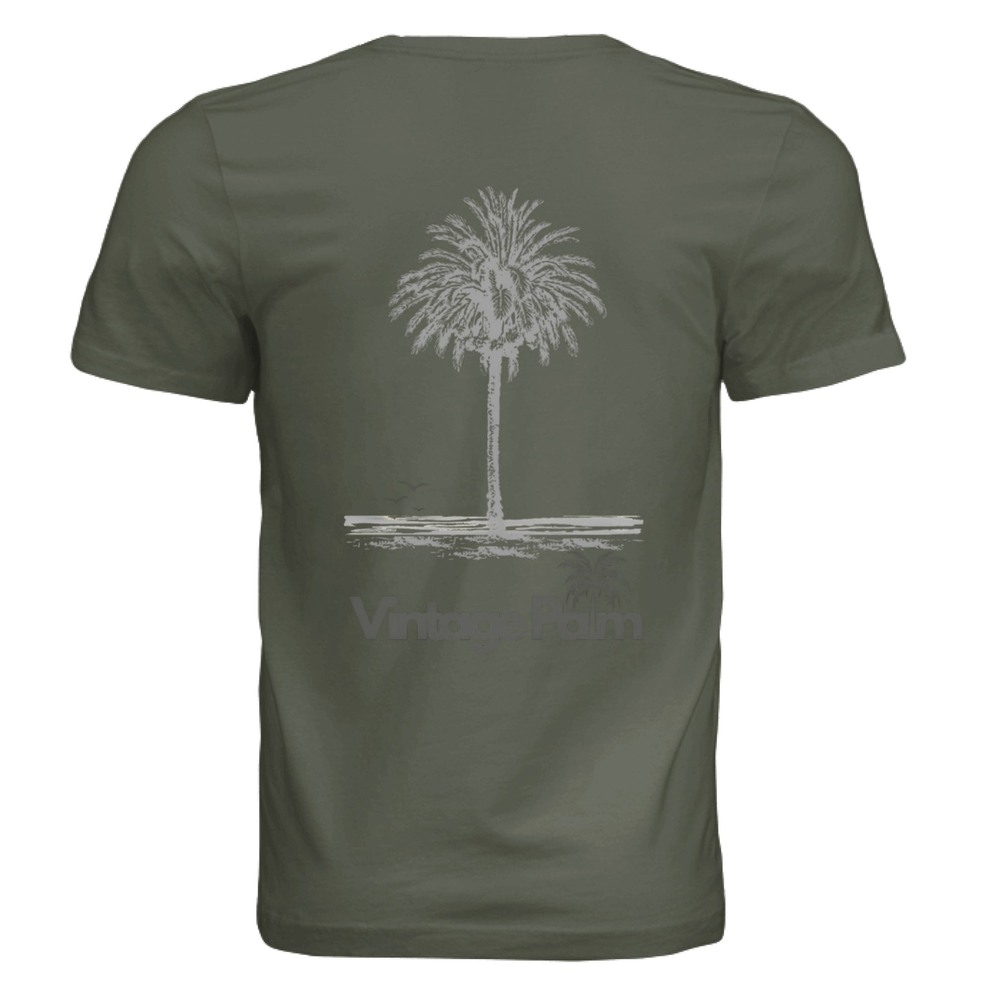 Classic Unisex Short-Sleeve Tee Silver Palm II-Vintage Palm