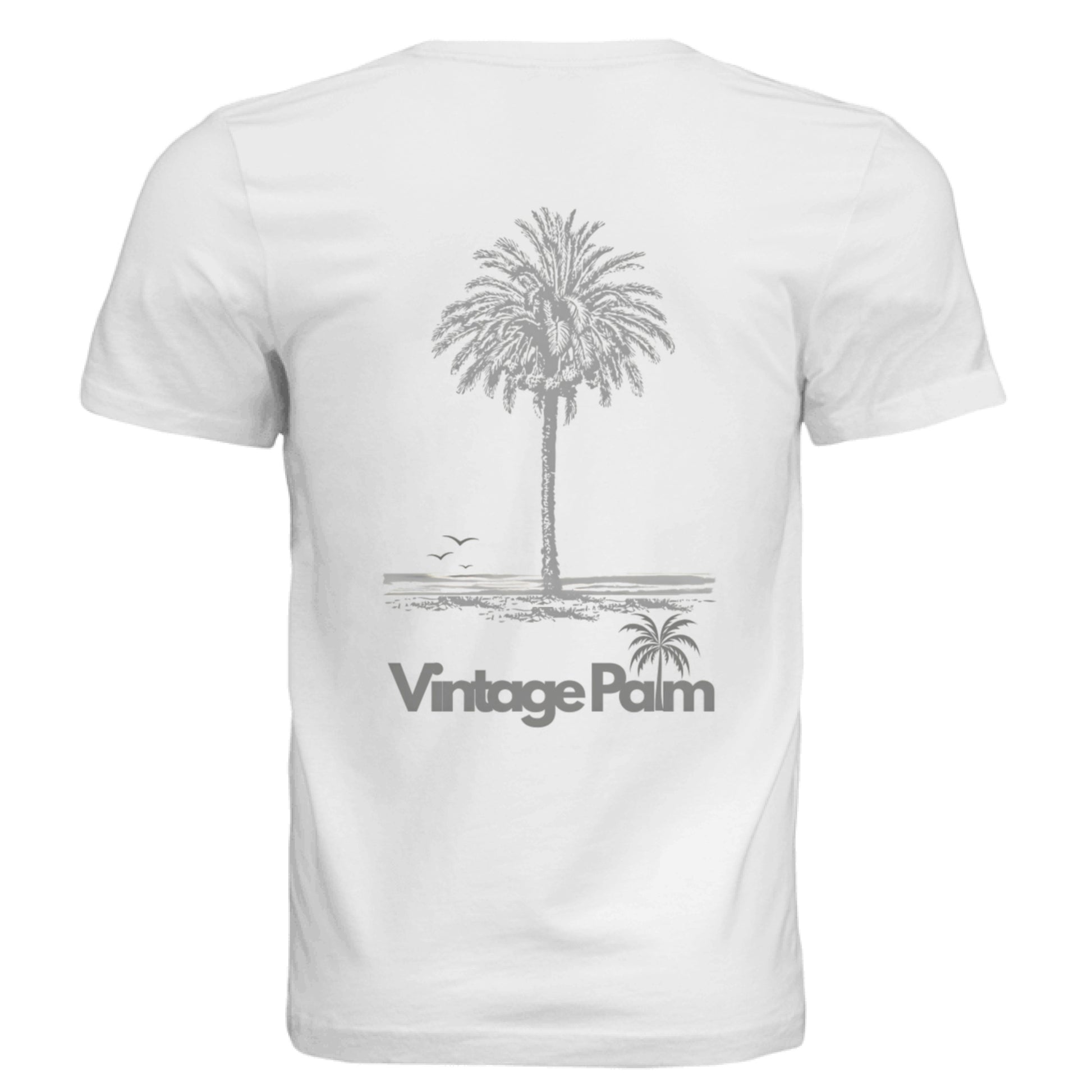 Classic Unisex Short-Sleeve Tee Silver Palm II-Vintage Palm