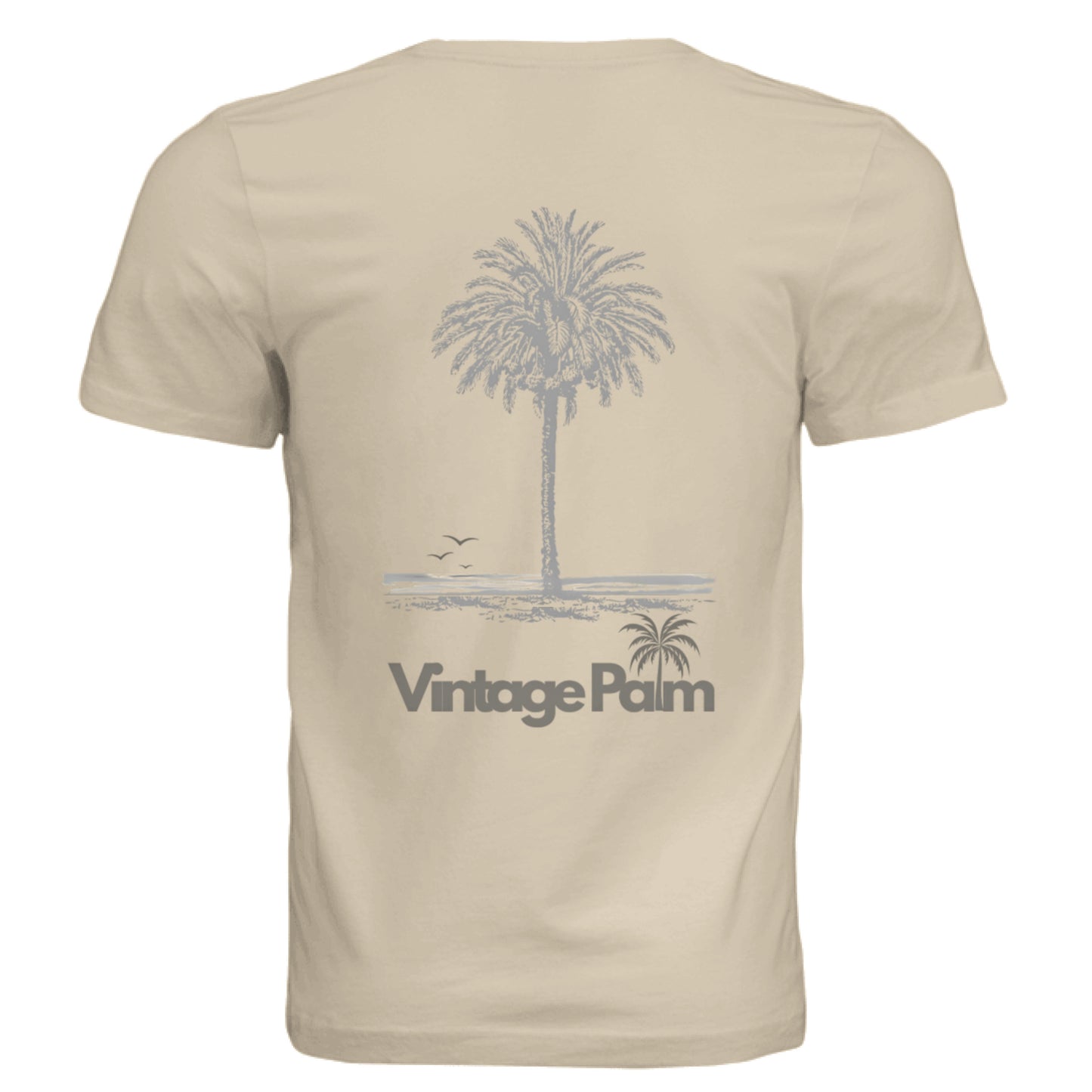 Classic Unisex Short-Sleeve Tee Silver Palm II-Vintage Palm
