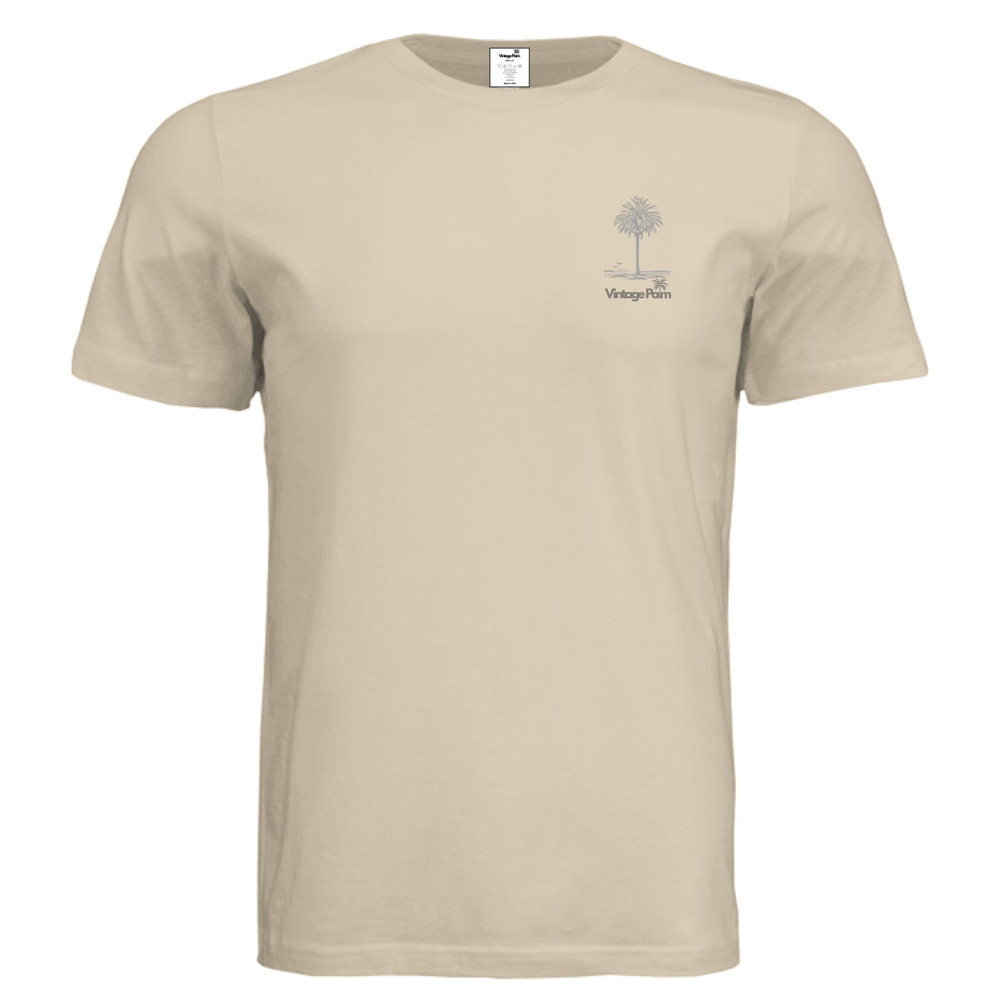 Classic Unisex Short-Sleeve Tee Silver Palm II-Vintage Palm