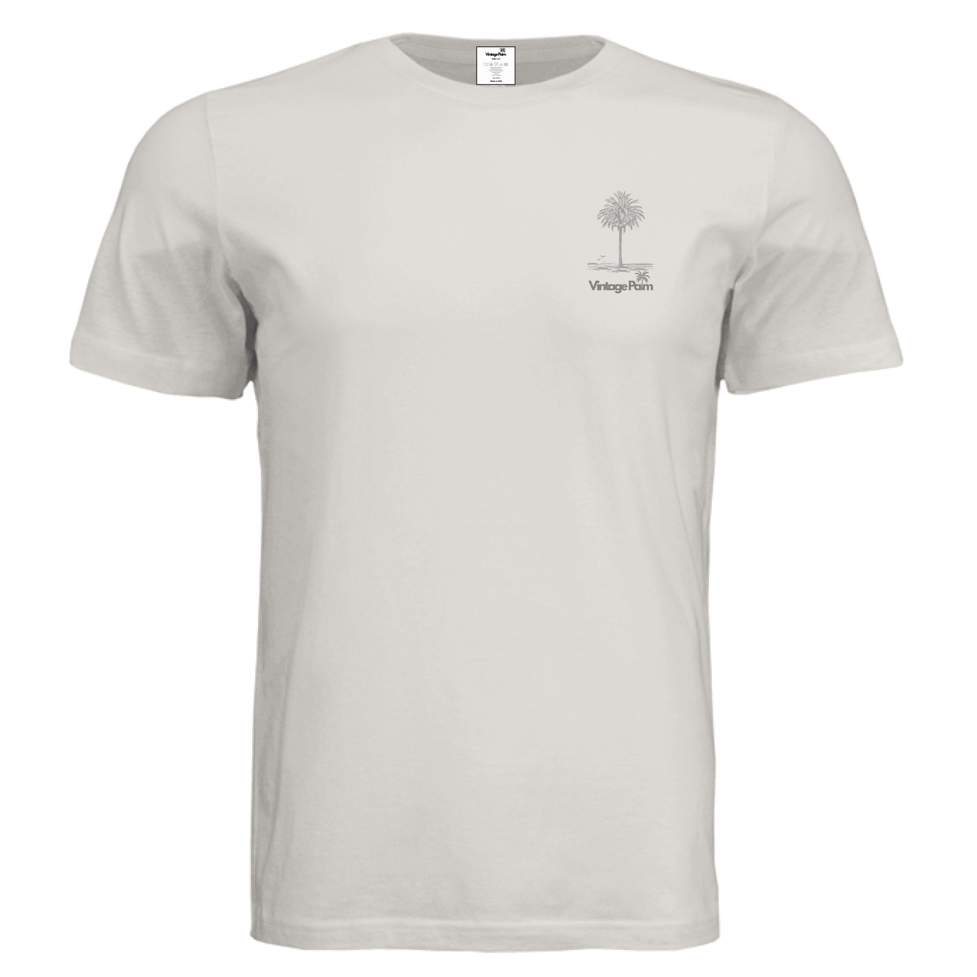 Classic Unisex Short-Sleeve Tee Silver Palm II-Vintage Palm
