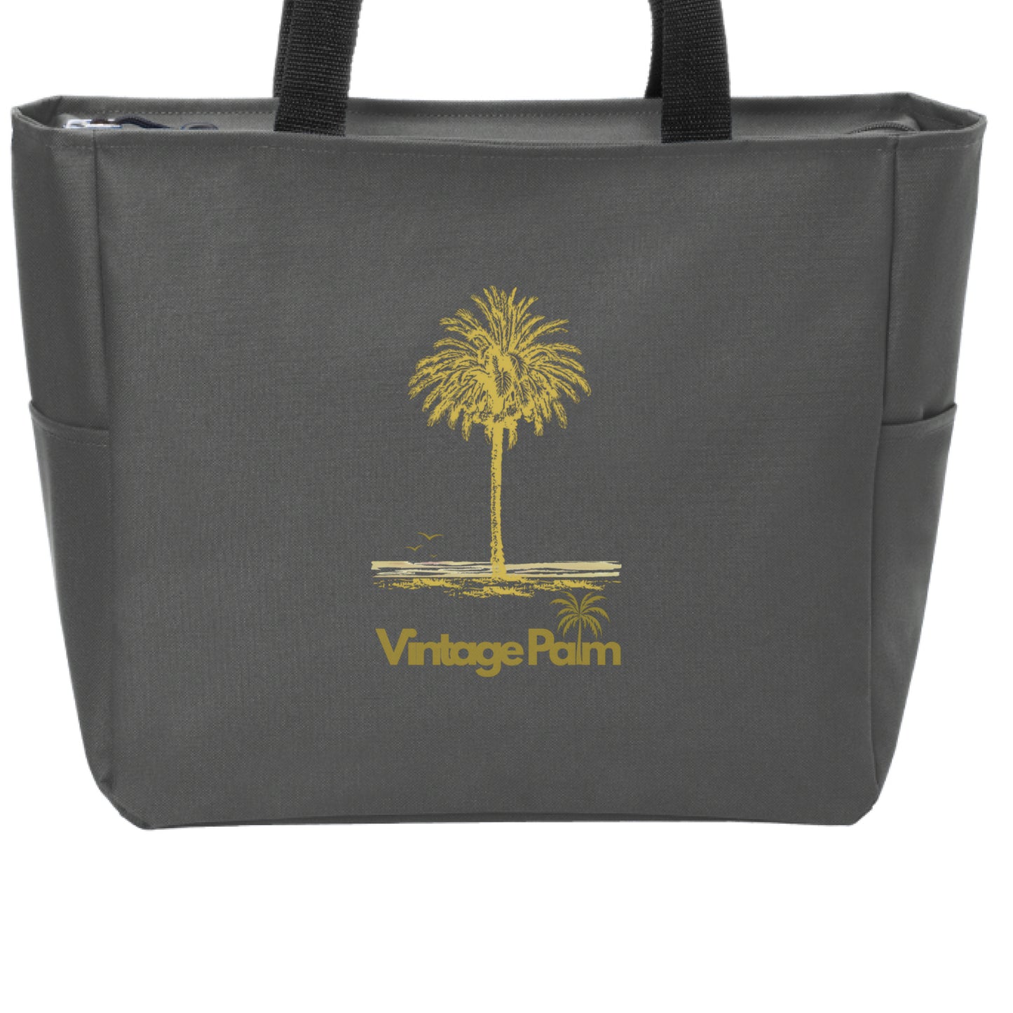 Classic Zip Tote-Vintage Palm