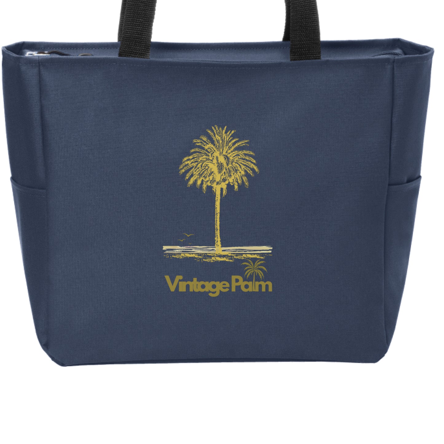 Classic Zip Tote-Vintage Palm