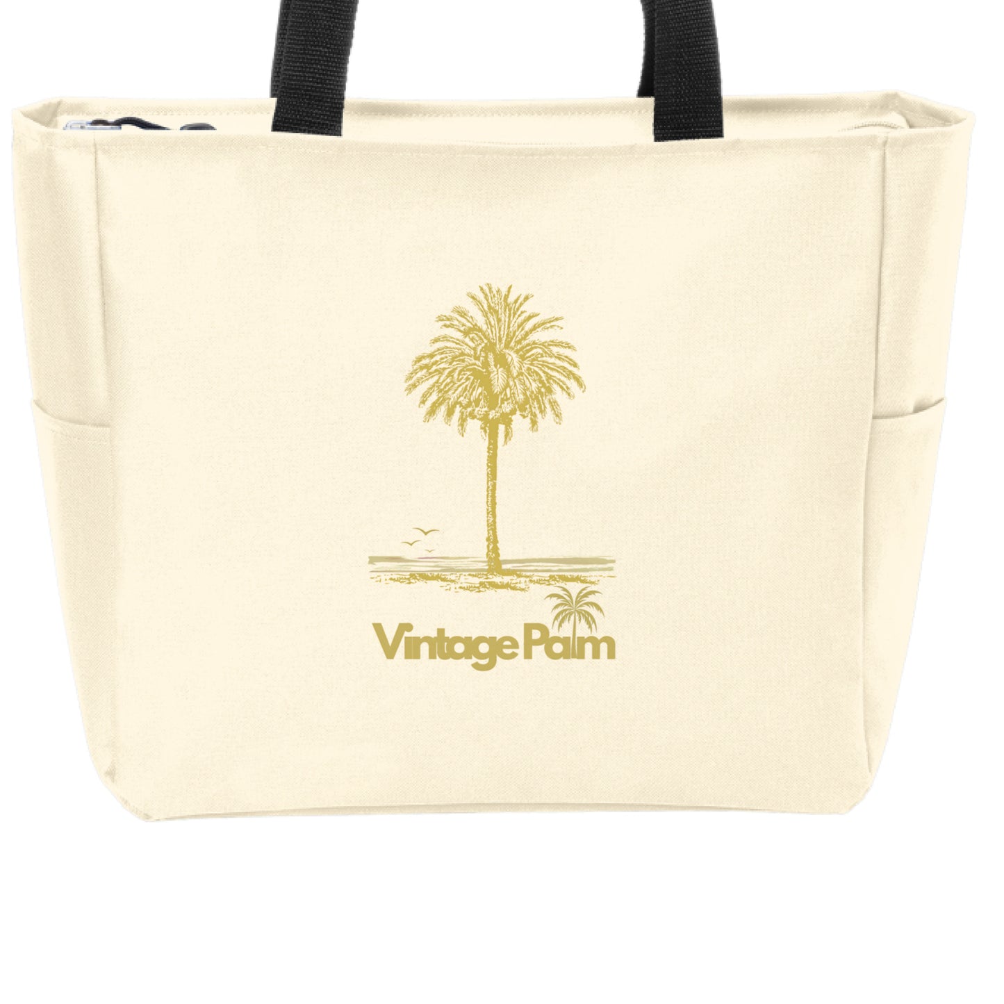 Classic Zip Tote-Vintage Palm