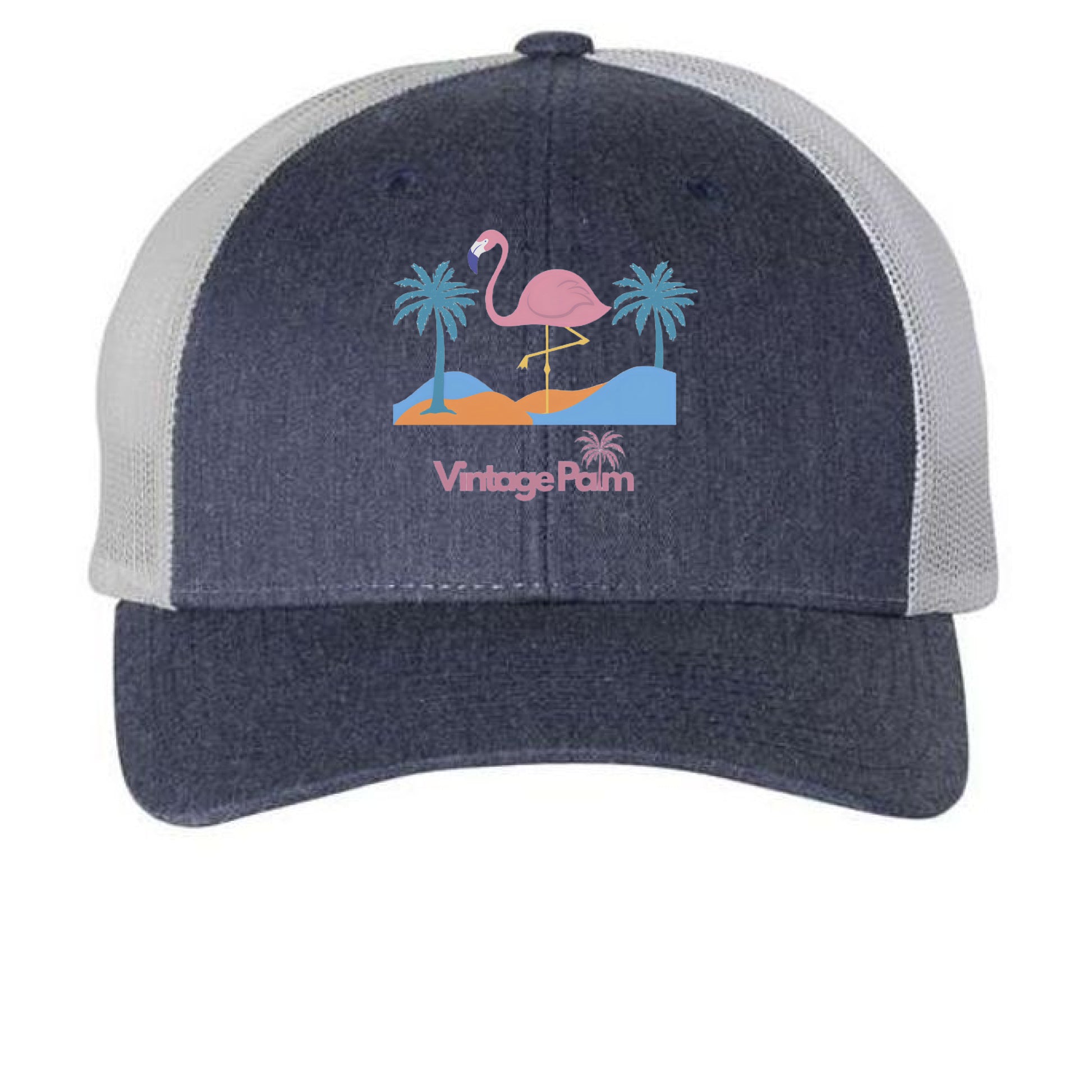 Heather Navy/ Silver - FRONT