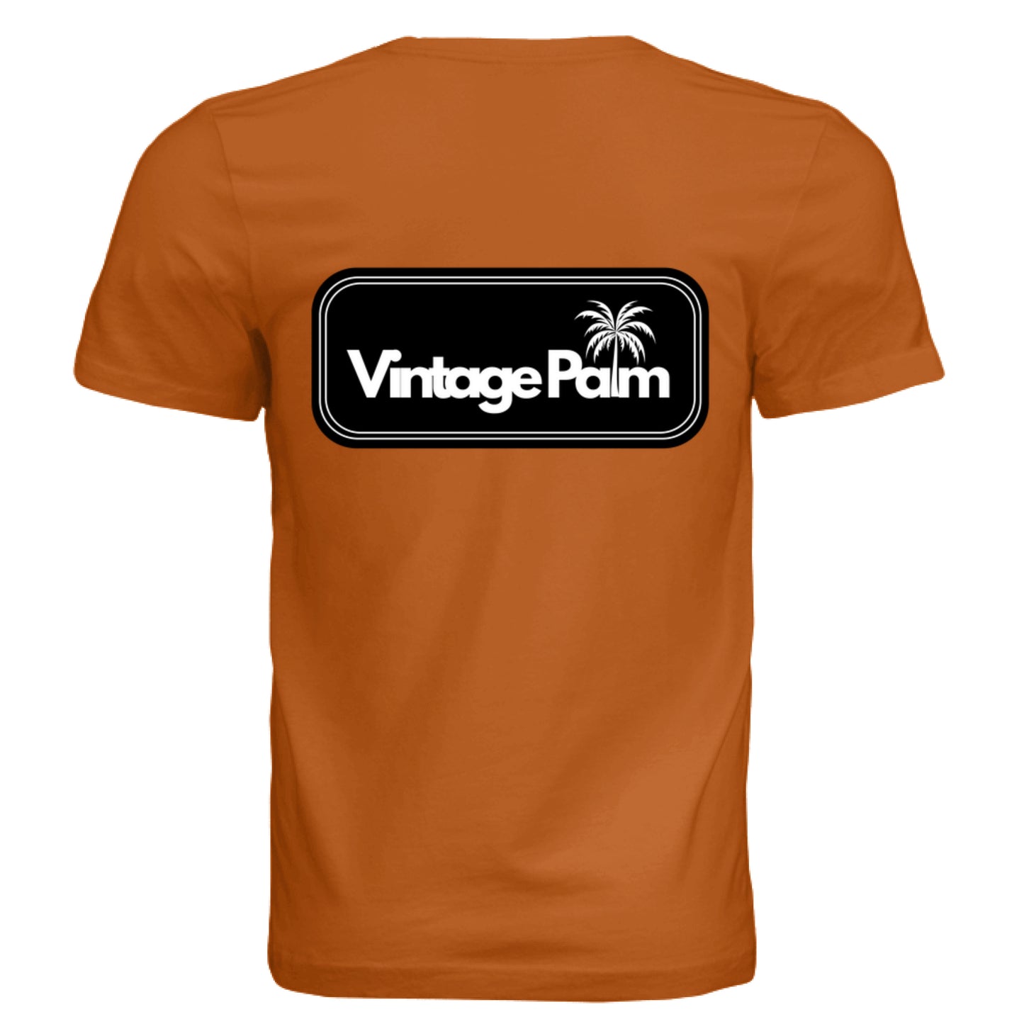Retro Unisex Short-Sleeve Tee (Black Logo)-Vintage Palm