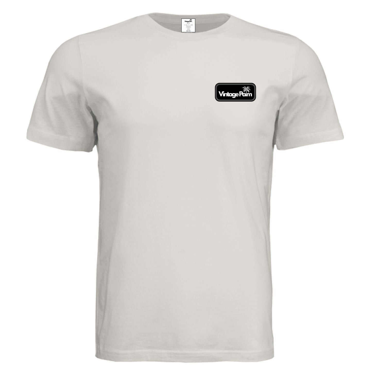 Retro Unisex Short-Sleeve Tee (Black Logo)-Vintage Palm