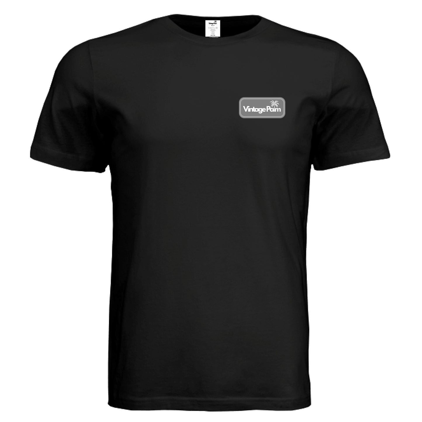 Retro Unisex Short-Sleeve Tee (Gray Logo)-Vintage Palm