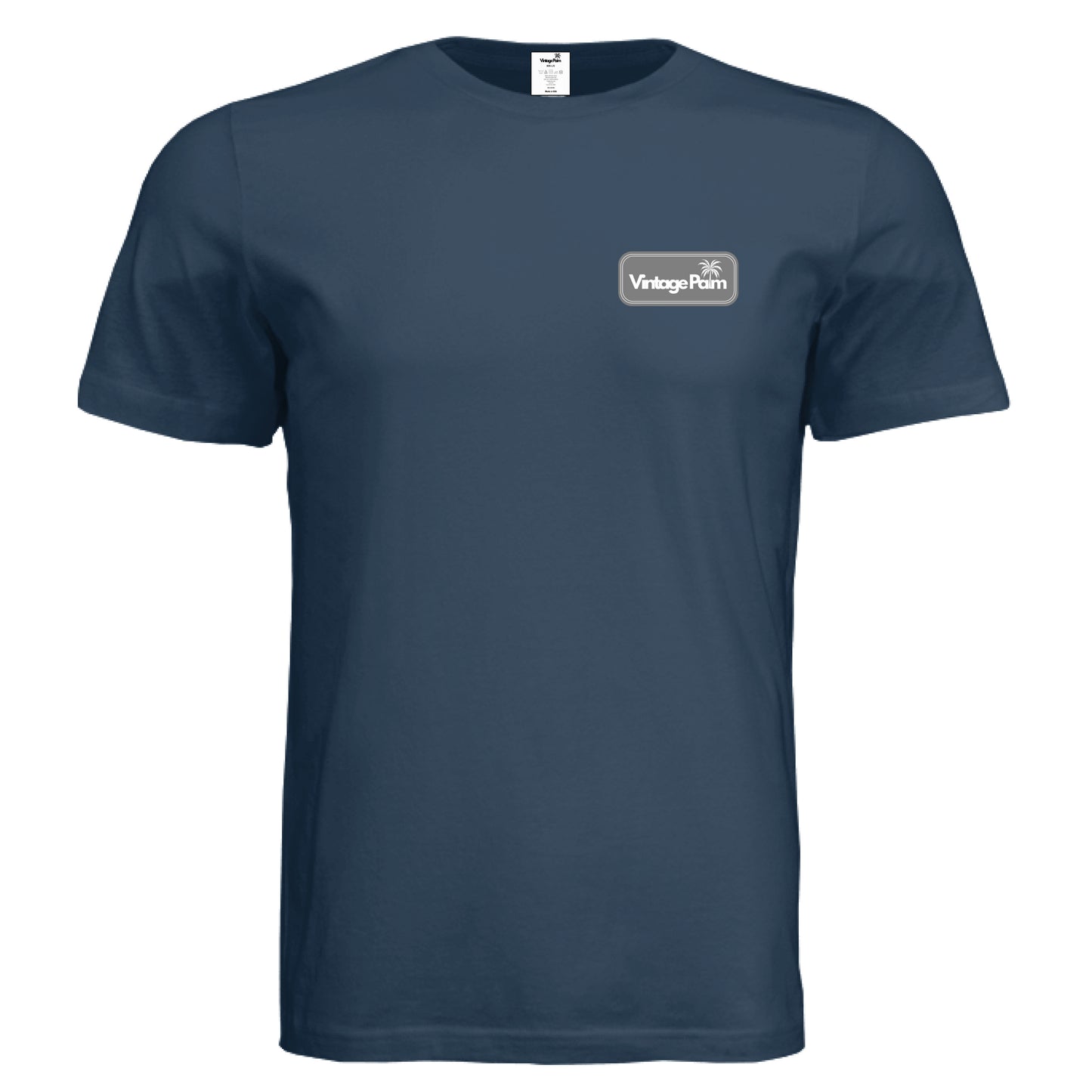 Retro Unisex Short-Sleeve Tee (Gray Logo)-Vintage Palm